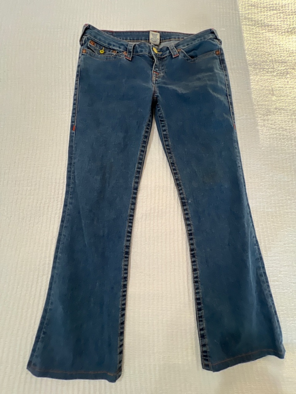 True Religion Classic Dark Blue Bootcut Jeans Size 32